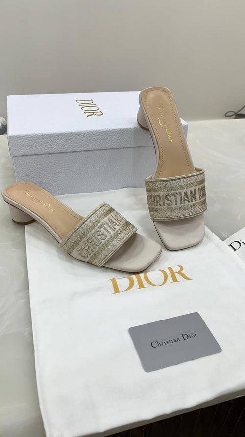 Christian Dior Dway Heeled Slides