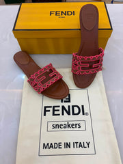 Fendi Baguette slide sandals