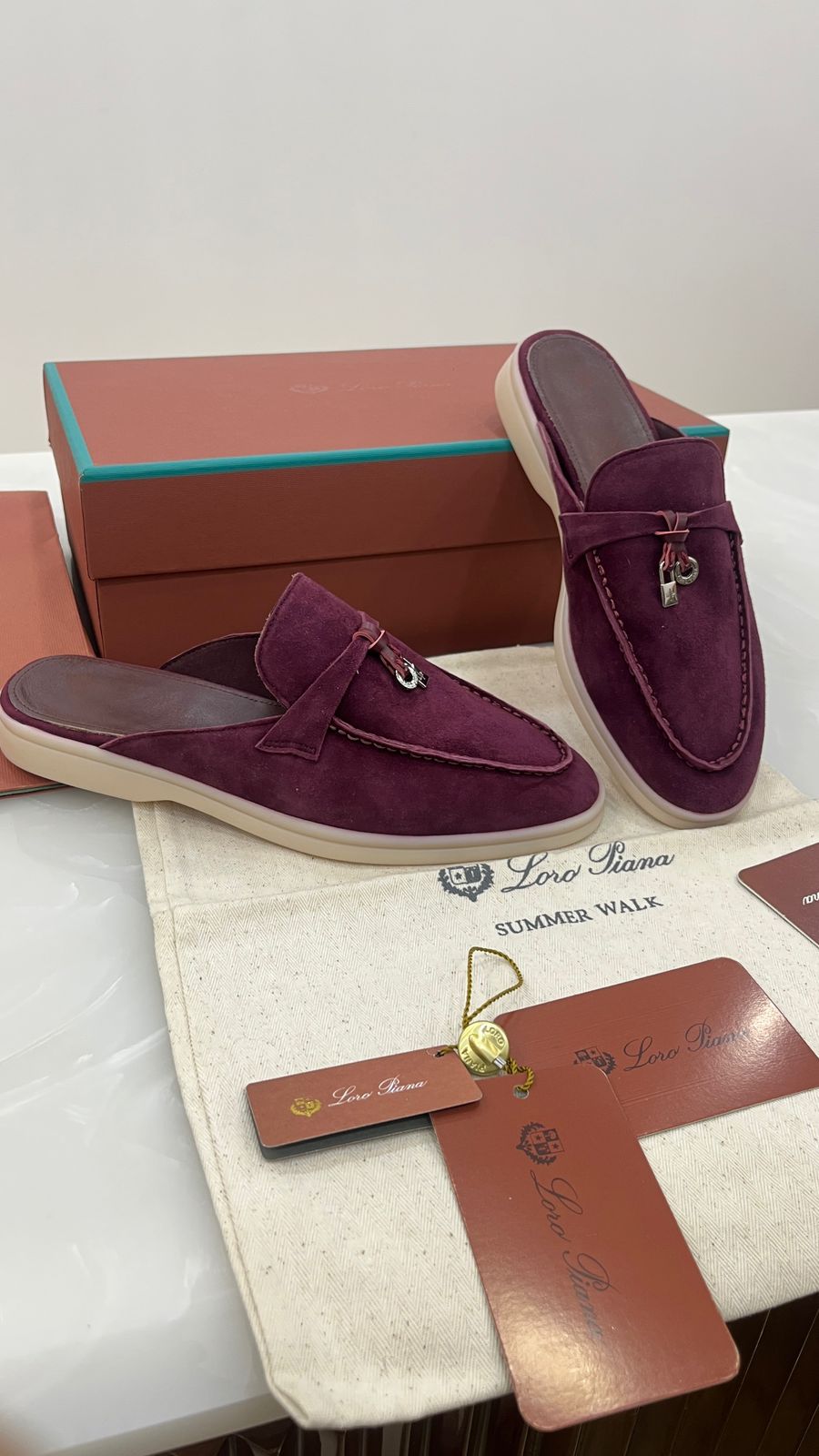 Loro Piana Summer Charms Walk mules