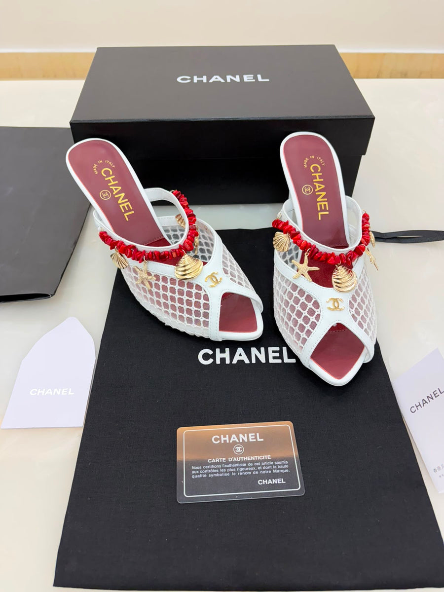 Chanel mules from the Coco Beach 2026 collection