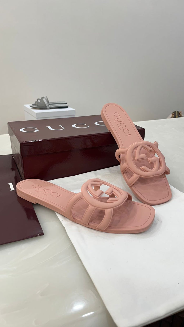 Gucci Interlocking G Slide Sandals