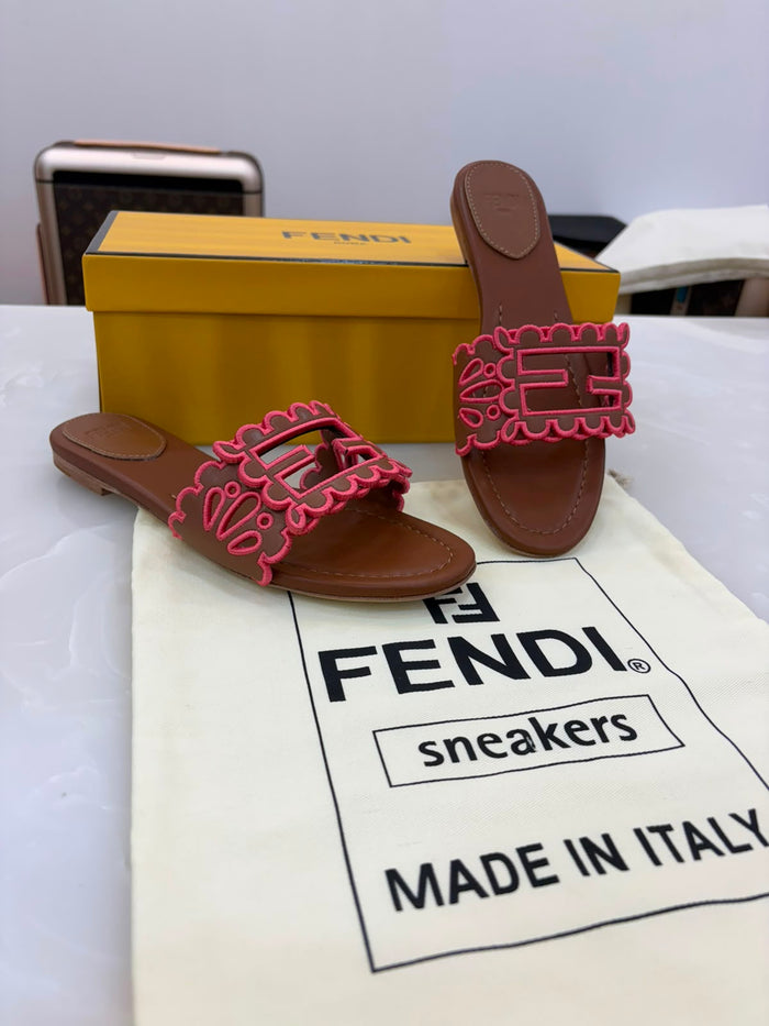 Fendi Baguette slide sandals