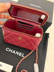 Chanel Small Quilted Vanity Case