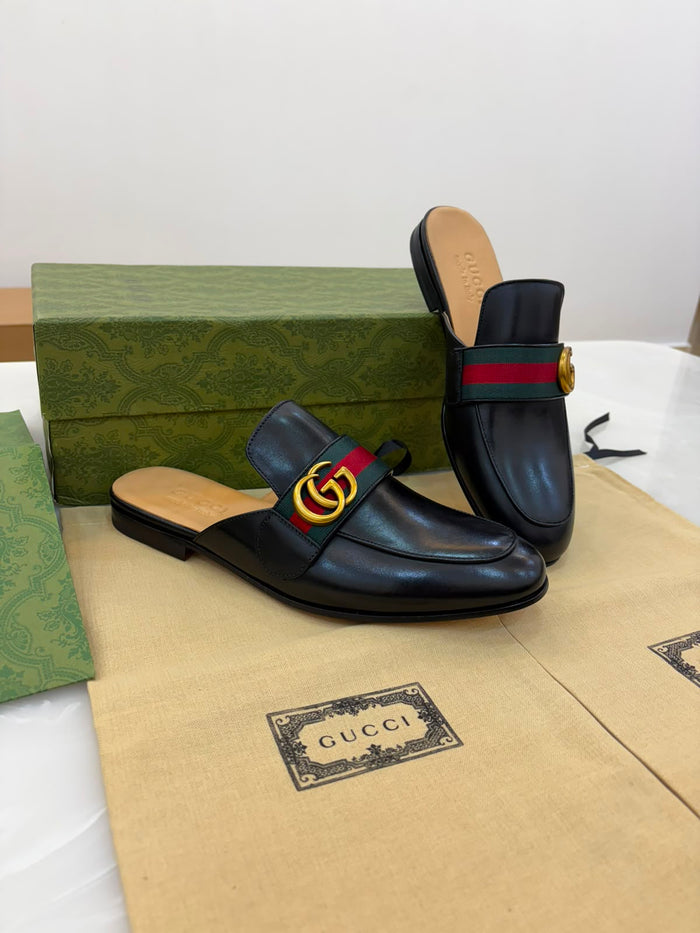 Gucci Princetown leather mules