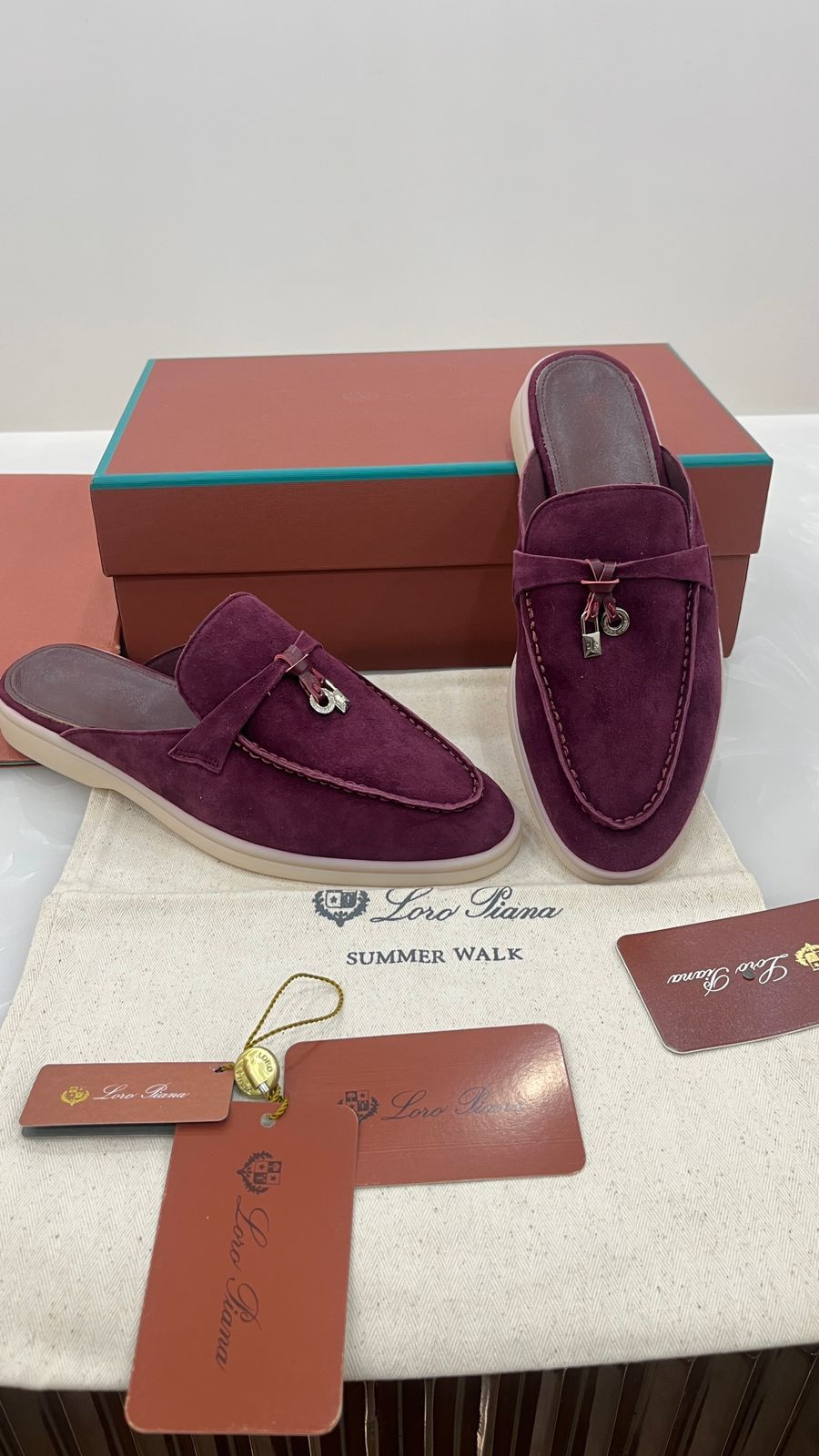 Loro Piana Summer Charms Walk mules