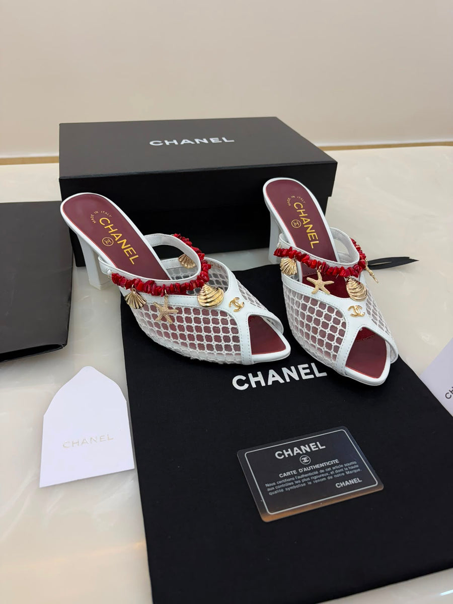 Chanel mules from the Coco Beach 2026 collection