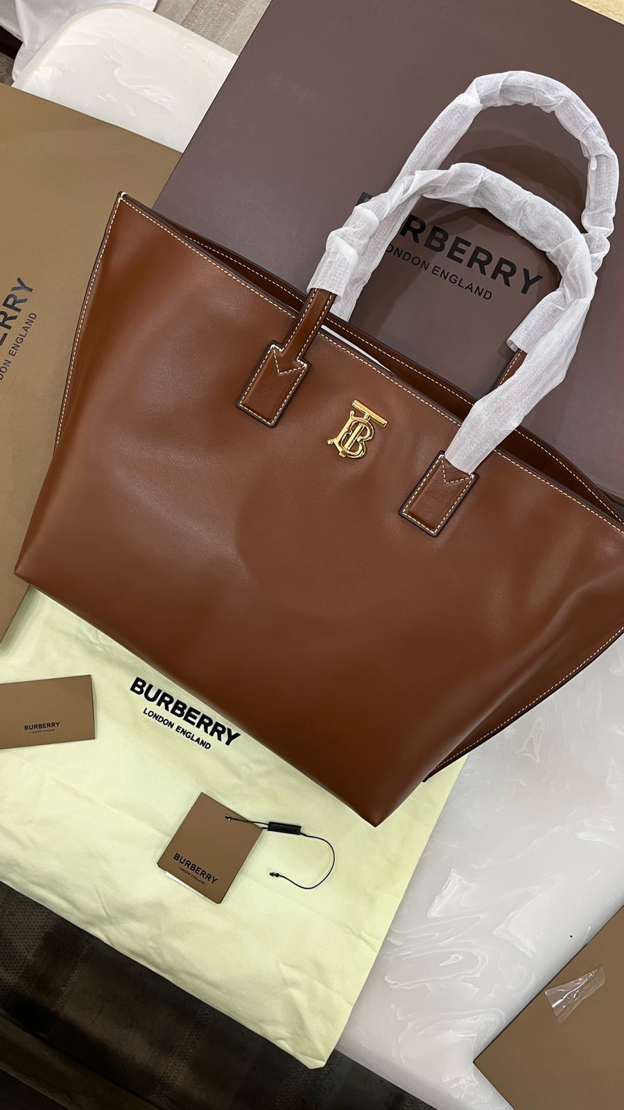 Burberry Medium Soft TB Tote Bag