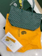 Green Goyard Saint Louis PM tote bag,