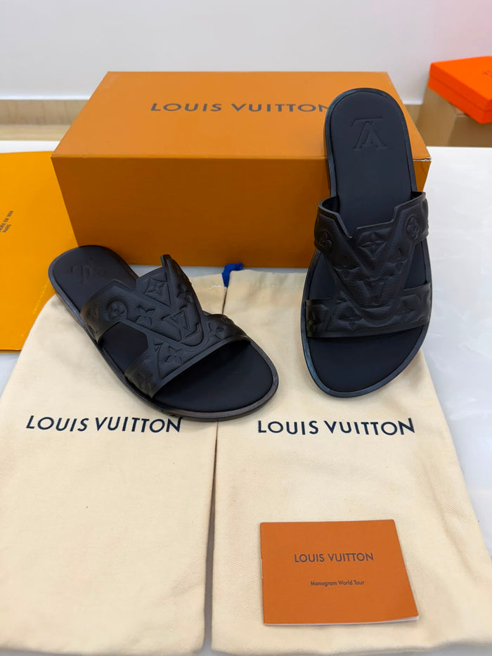 Louis Vuitton Oasis mules made of black