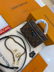 Lv Vanity Chain Pouch