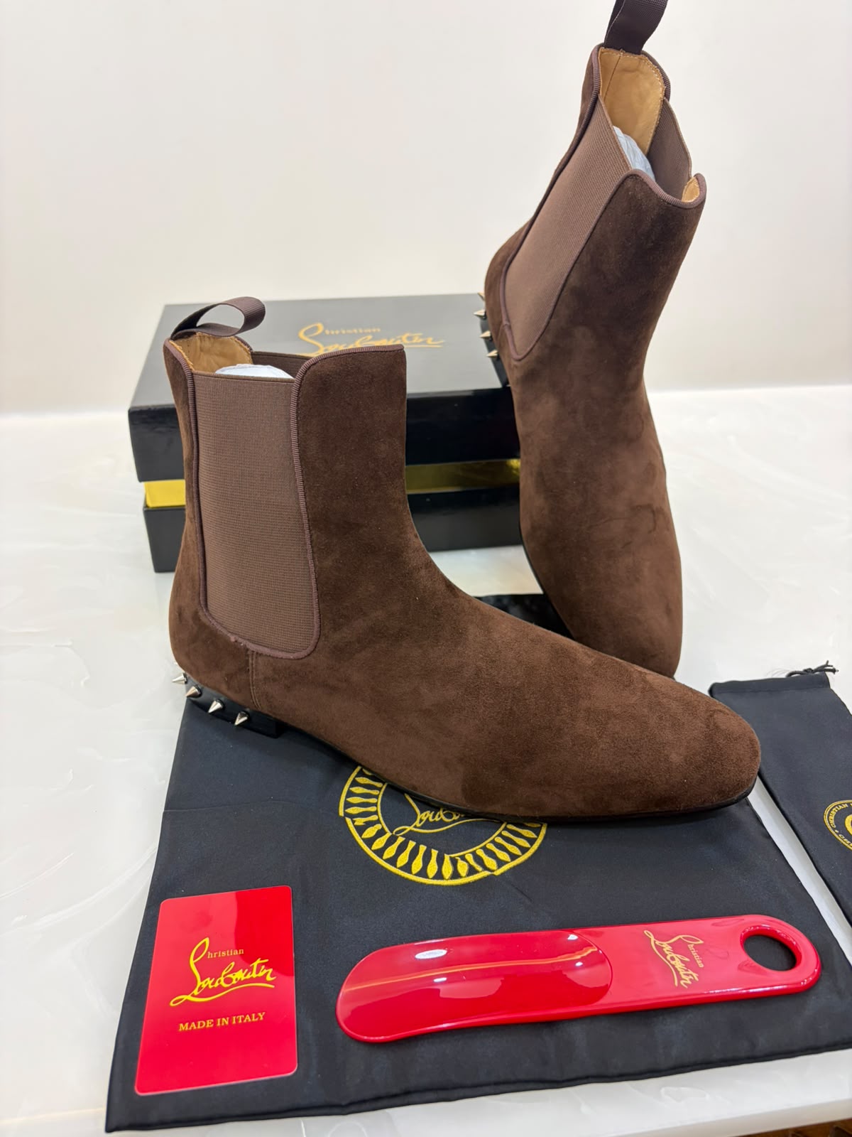 Christian Louboutin So Roadie 'British Brown Chelsea