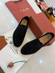 Loro Piana Summers walks Loafers Black