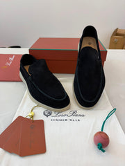 Loro Piana Summers walks Loafers Black