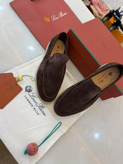 Loro Piana Brown Summer walks Loafers