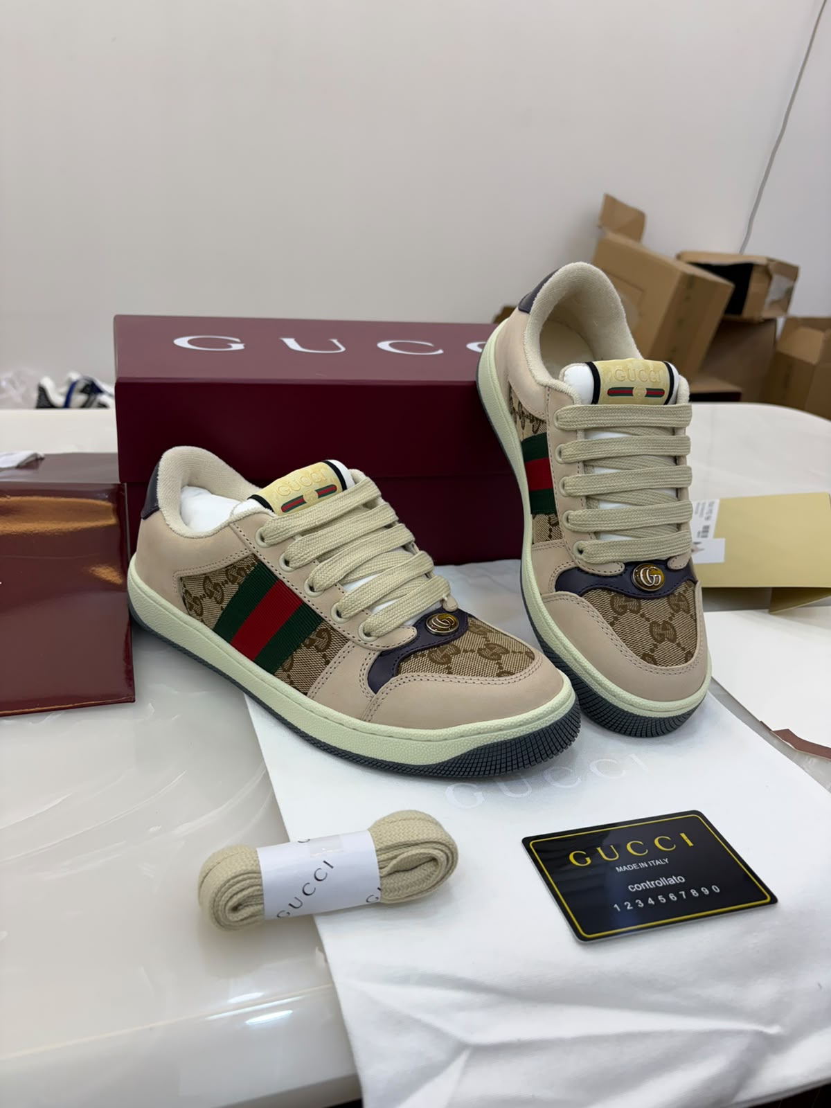 Gucci Screener GG canvas sneakers