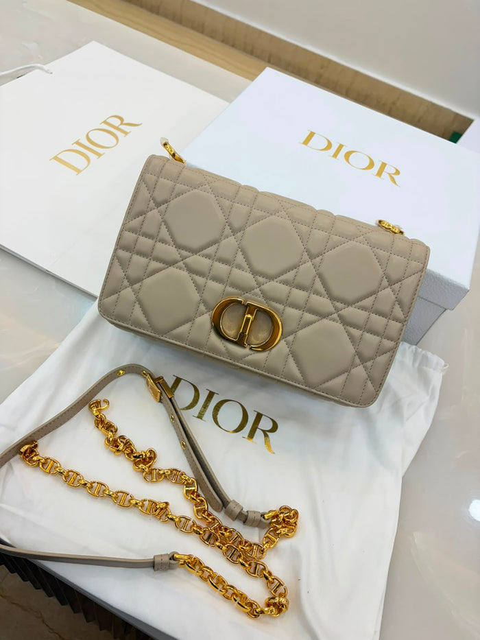 Dior Small Caro bag in beige