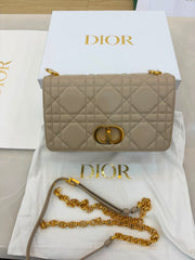 Dior Small Caro bag in beige