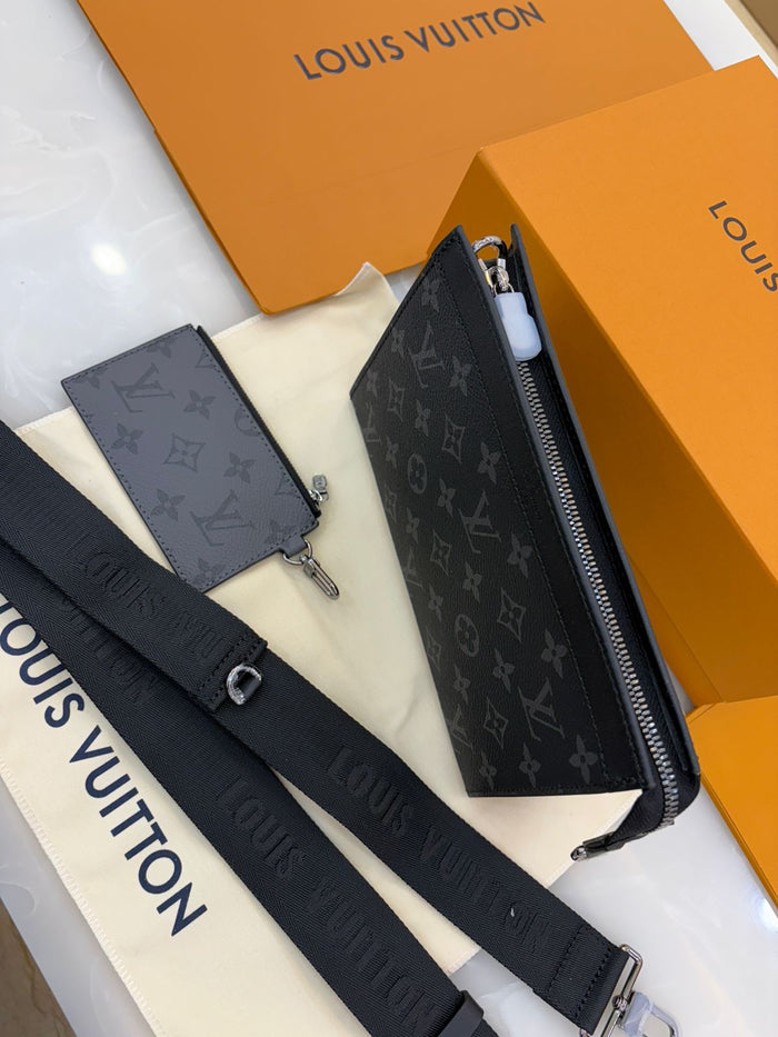 Gaston Wearable Wallet in Monogram Eclipse