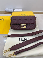 Fendi Baguette bag features embossed FF