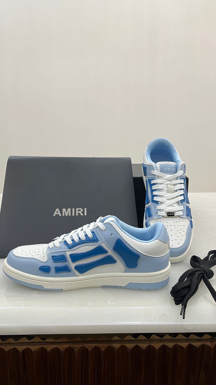 Amiri Skel Top Low sneakers blue white