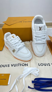 Louis Vuitton Trainer sneakers in red and white