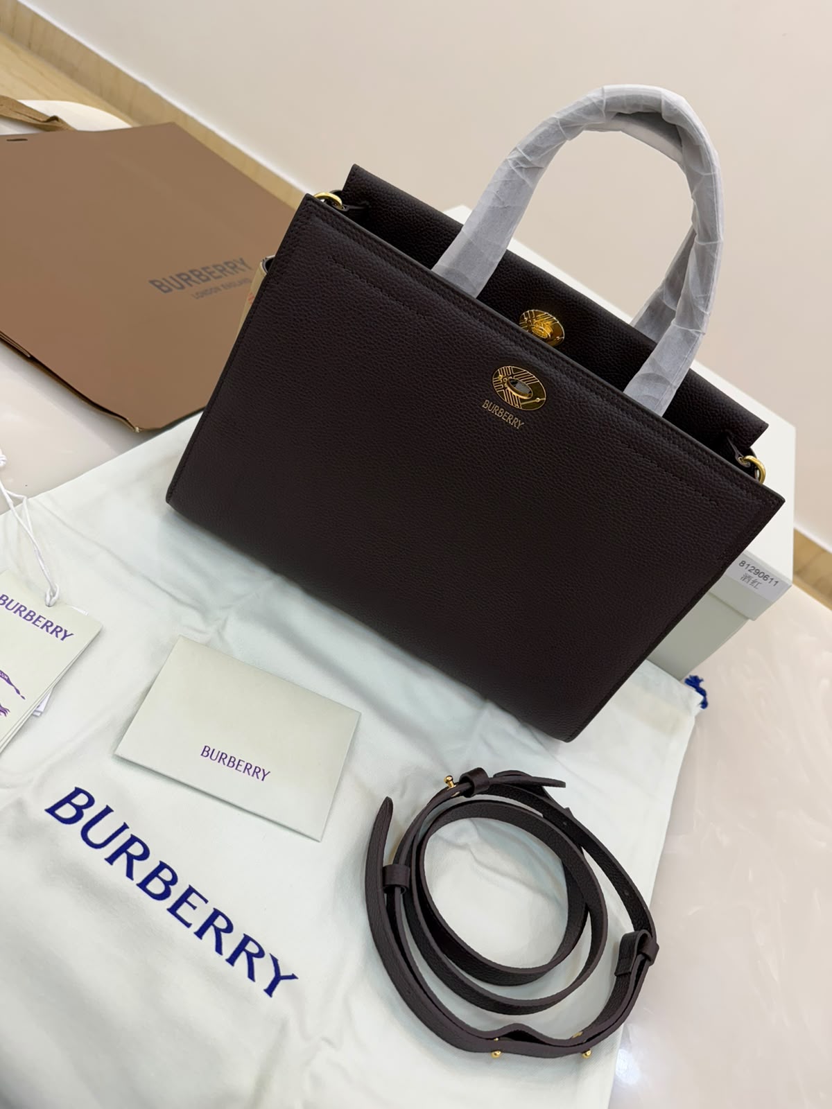 Burberry Check Cotswolds Tote