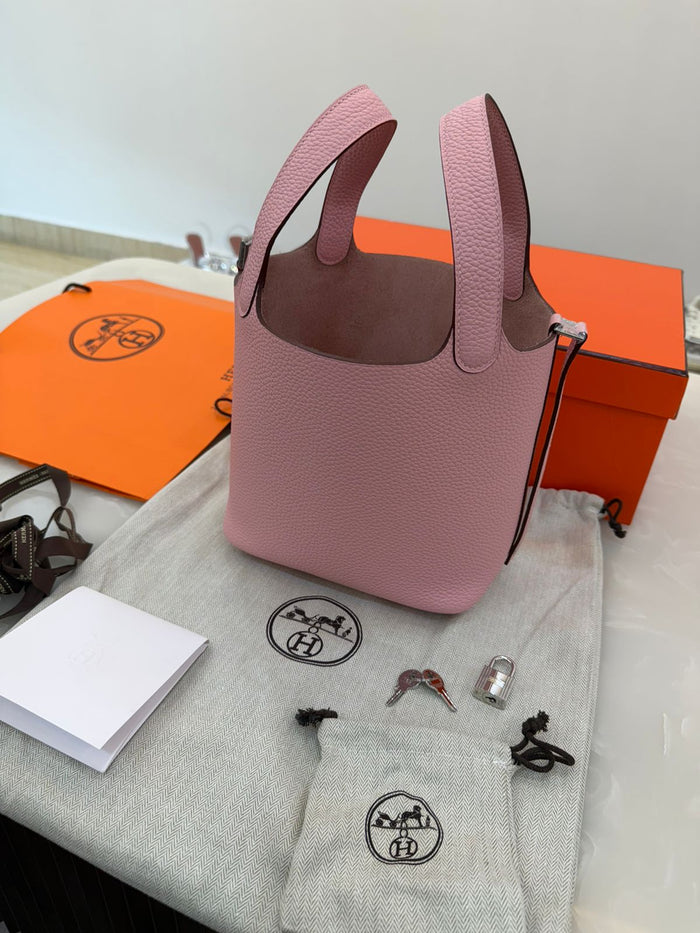 Pink Hermès Picotin Lock 18 bag