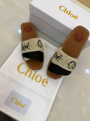 Chloé Woody flat slide sandals
