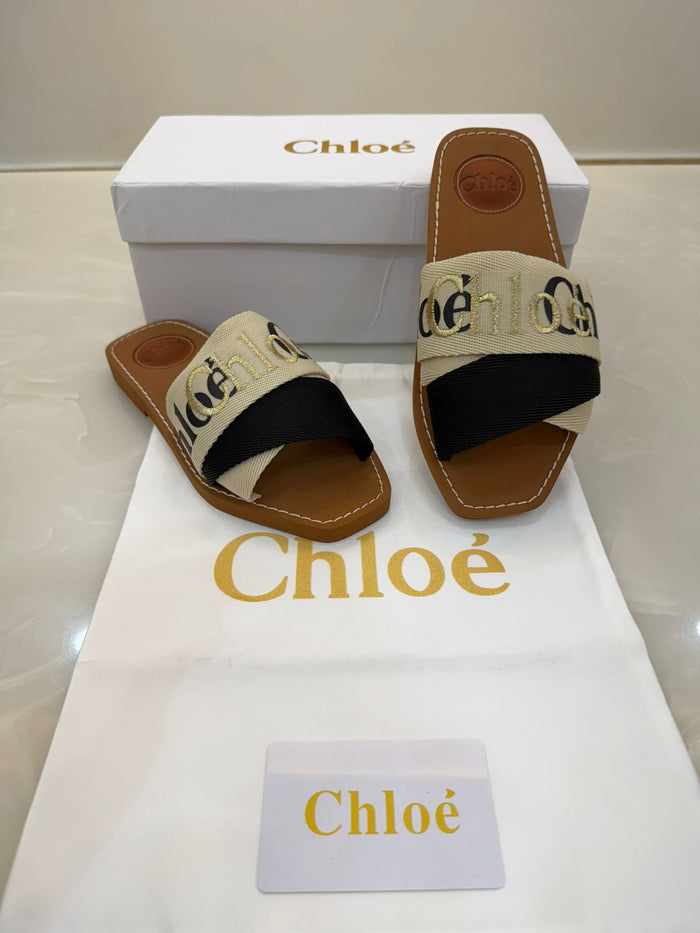 Chloé Woody flat slide sandals
