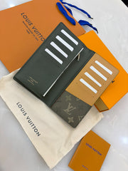 Louis Vuitton Brazza Wallet in Monogram Eclipse canvas