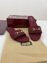 Gucci Horsebit GG slides