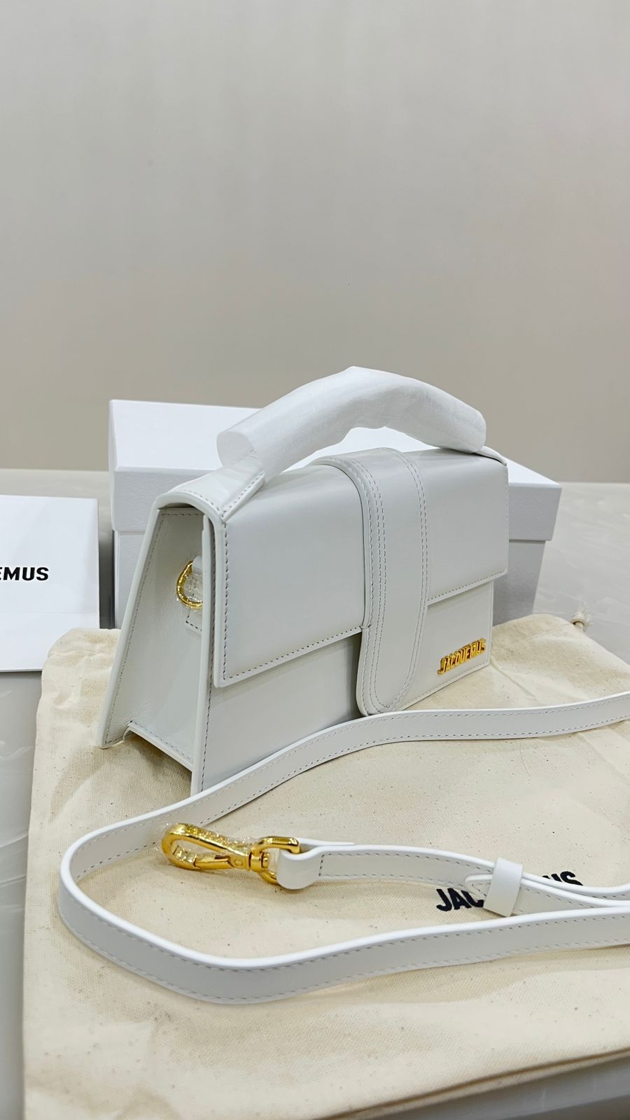 Jacquemus Le Grand Bambino leather