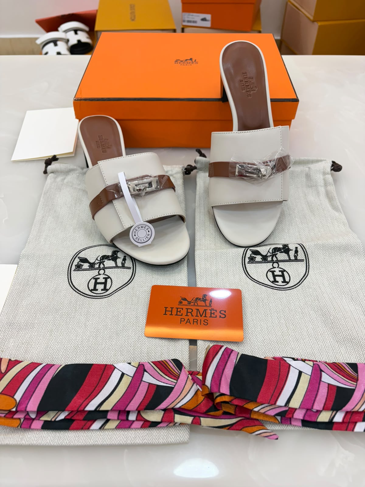 Hermès Gigi 50 sandals