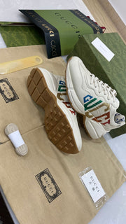 Gucci Rhyton leather sneakers