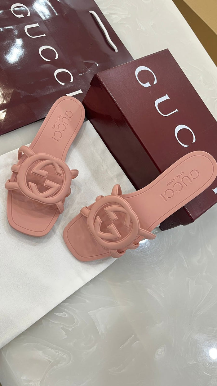 Gucci Interlocking G Slide Sandals