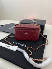 Chanel Small Quilted Vanity Case