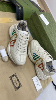 Gucci Rhyton leather sneakers