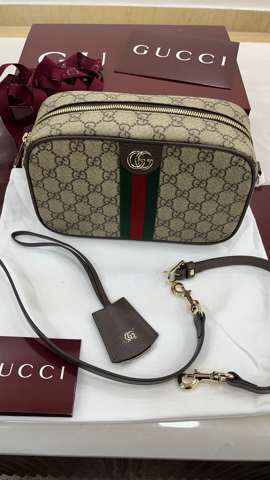 Gucci Ophidia small camera bag