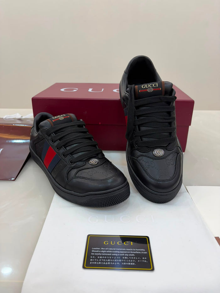 Gucci Screener sneakers in black leather
